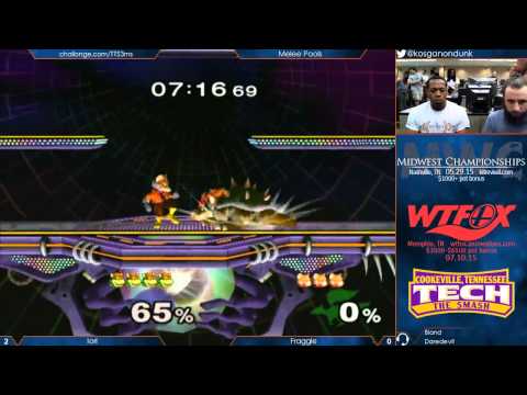 TTS3 - Iori (Ganon, Bowser, Fox) vs Fraggle (Fox) - Melee money match