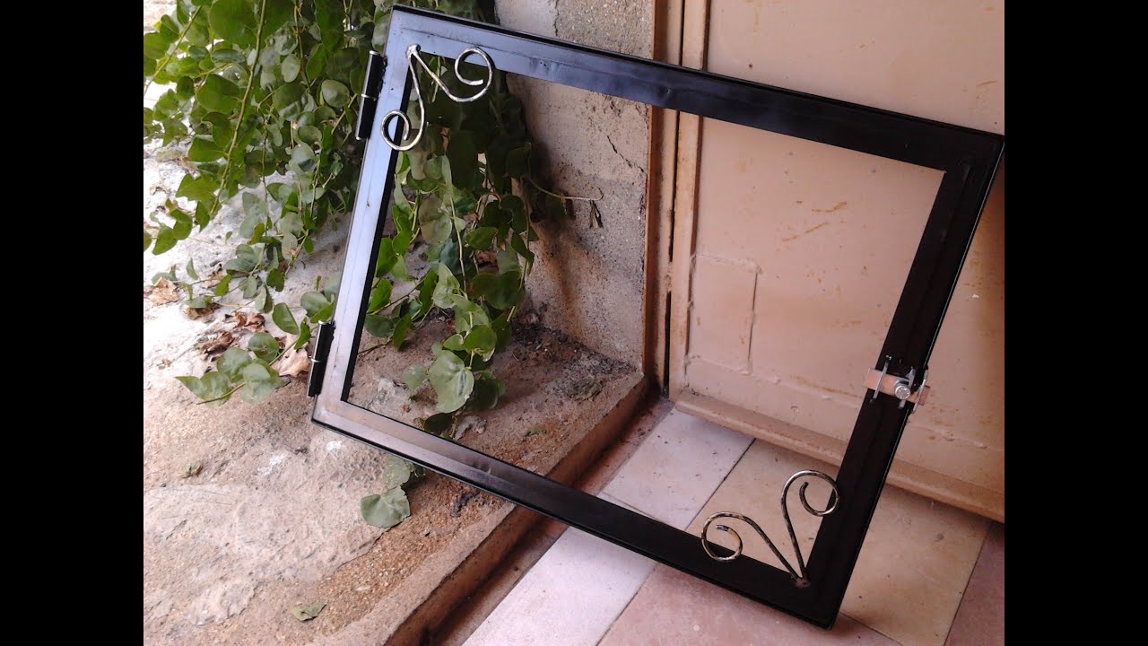 Costruire sportello per camino [DIY chimney door ]