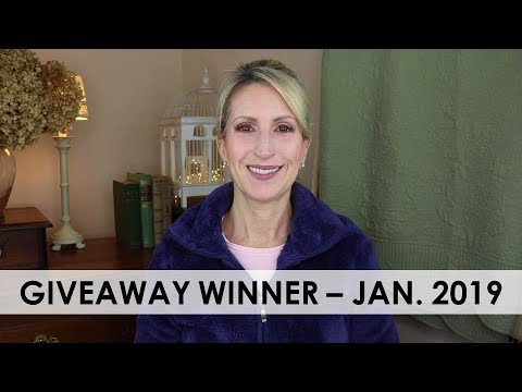 GIVEAWAY WINNER - January 2019