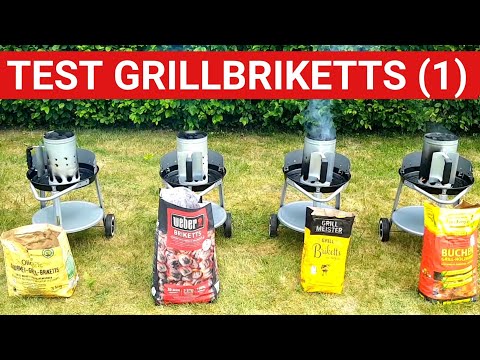 ♨️ GRILLBLITZ: Test Grillkohle und Grillbriketts, Olio Bric, Weber, Lidl und proFagus Holzkohle
