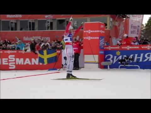 Petter Northug & Finn Hågen Krogh SVT VM studio Falun 2015