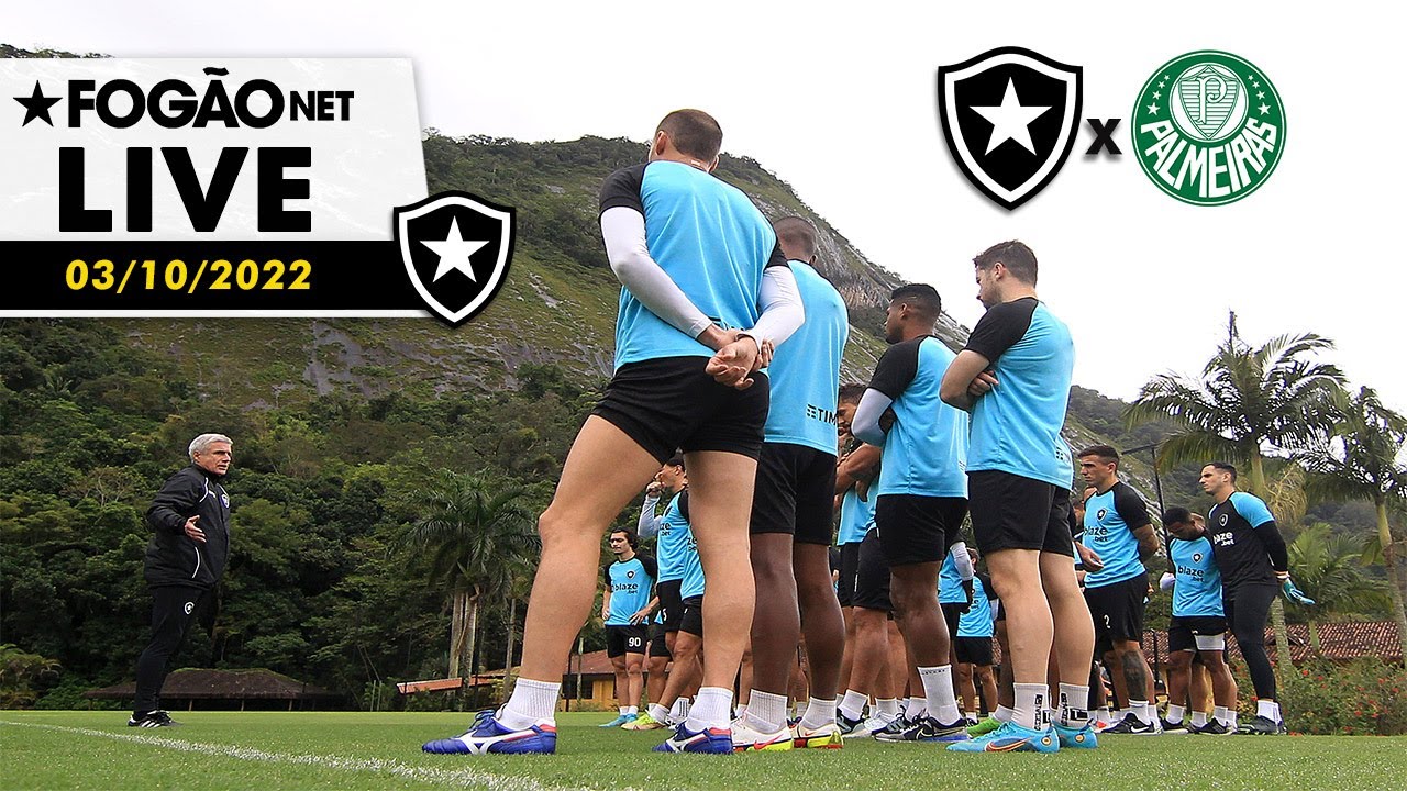 LIVE | Pré-jogo de Botafogo x Palmeiras; Glorioso tem desfalques e agora é hora da superação