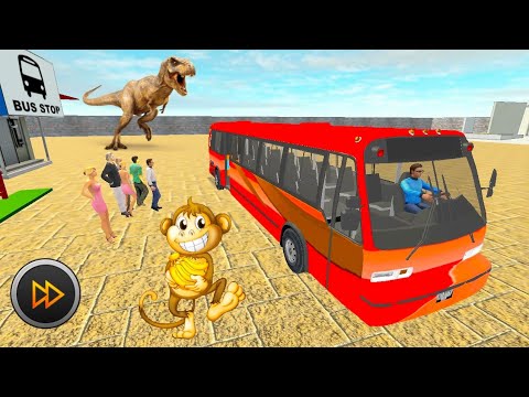 Uphill Offroad Bus Driving Simulator #1 - Tourist Passengers Bus Games - Android Gameplay