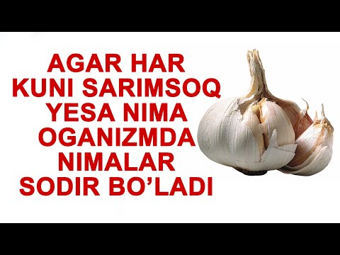 Agar Har Kuni Sarimsoq Piyoz Yesa Nima Bo'ladi? Salomatlik Sirlari!