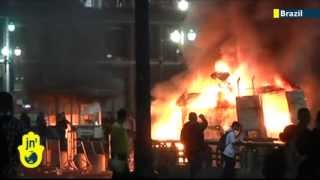 Brazil Protests Expand: Army called in to help police growing demonstrations against price hikes
