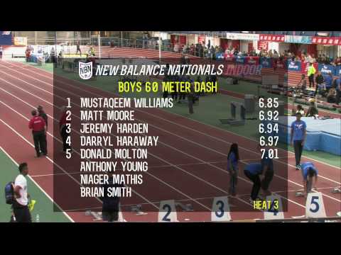 Boys 60m Semi Heat 3 - New Balance Nationals Indoor 2013