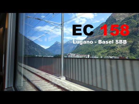 SBB Giruno Mitfahrt Lugano - Basel SBB | EC 158