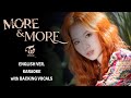 TWICE - MORE & MORE - ENGLISH VER. KARAOKE with BACKING VOCALS