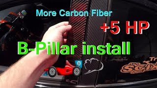 How to install Scion tC carbon fiber applique B-pillars