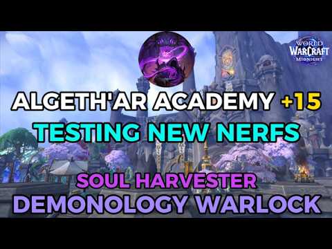 Midnight Beta Demonology Warlock Nerfed! | Algeth'ar Academy +15