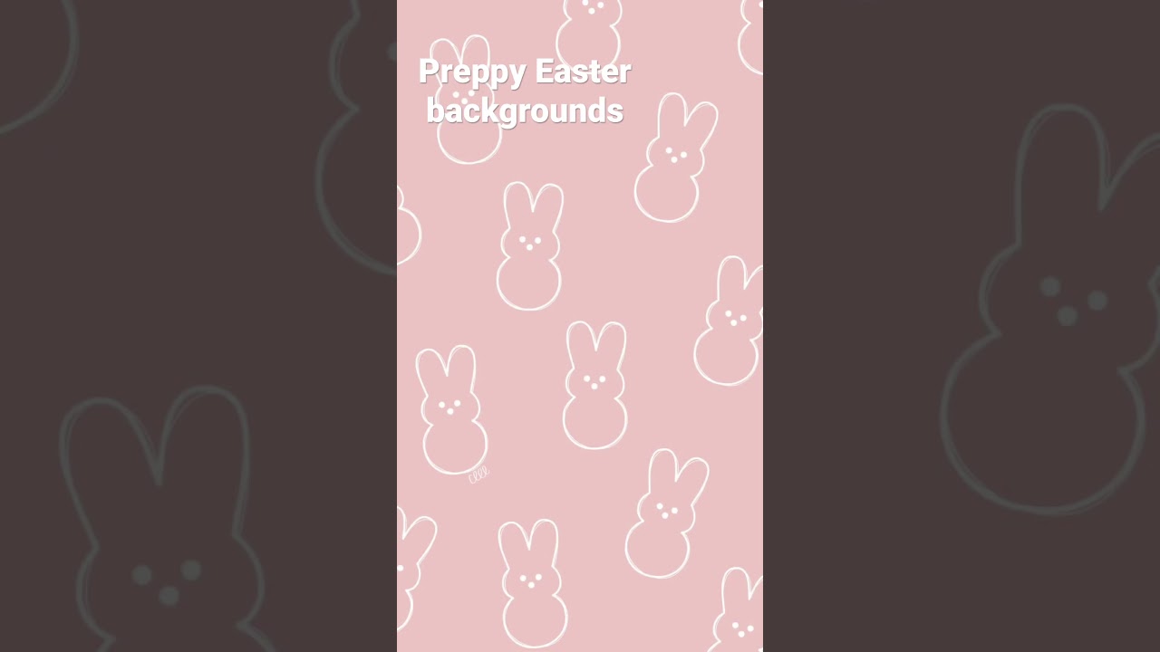 Preppy Easter backgrounds✨🐣🐰🐇