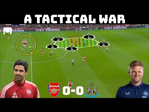 Una batalla táctica entre Arteta y Howe | Análisis táctico: Arsenal 0-0 Newcastle |