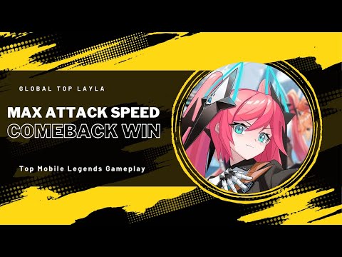 Layla’s INSANE Comeback! ⚡ Attack Speed Carry Despite No Tank Help MLBB | Mobile Legends Gameplay