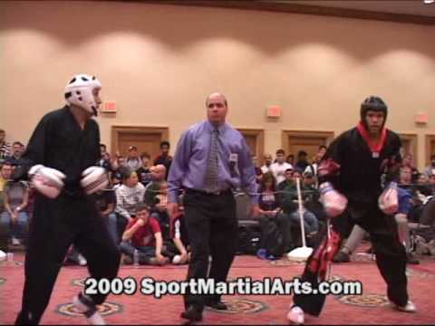 Julio Castro v Raymond Daniels - Men's team sparring eliminations - 2009 NBL Supergrands