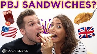 BRITISH Try PBJ SANDWICHES for the FIRST TIME!