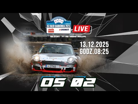 🎥 LIVE:  63. Rajd Barbórka - OS2 Twierdza Modlin