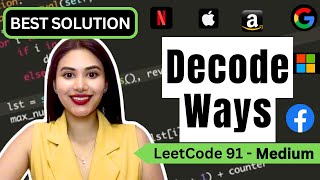 YouTube video 'Decode Ways - LeetCode 91 - Python'
