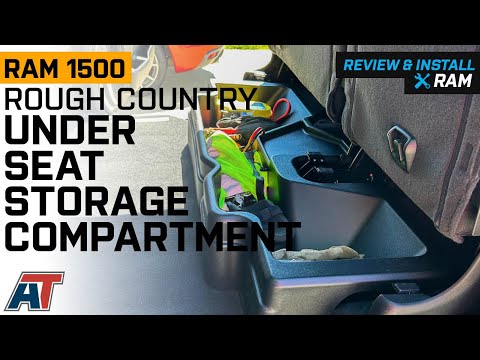 2019-2023 RAM 1500 Rough Country Custom-Fit Under Seat Storage Compartment Review & Install