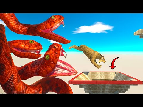 Pass the TrAPS to EsCape and Get Rainbow Friend - Animal Revolt Battle Simulator