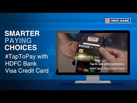 #TapToPay with HDFC Bank Visa Credit Card | Smarter Paying Choices
