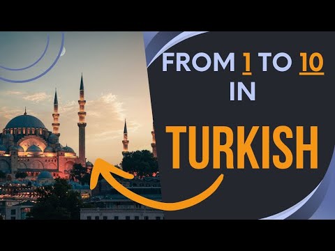 Count in Turkish from 1 to 10 #howto #turkey #counting