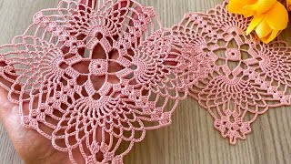 🌸Stunningly Beautiful Crochet🌸Square Motif Pattern for All Projects: How to Make It