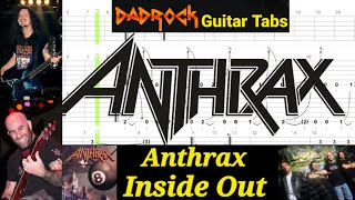 Inside Out - Anthrax W/ Dimebag - Guitar + Bass TABS Lesson