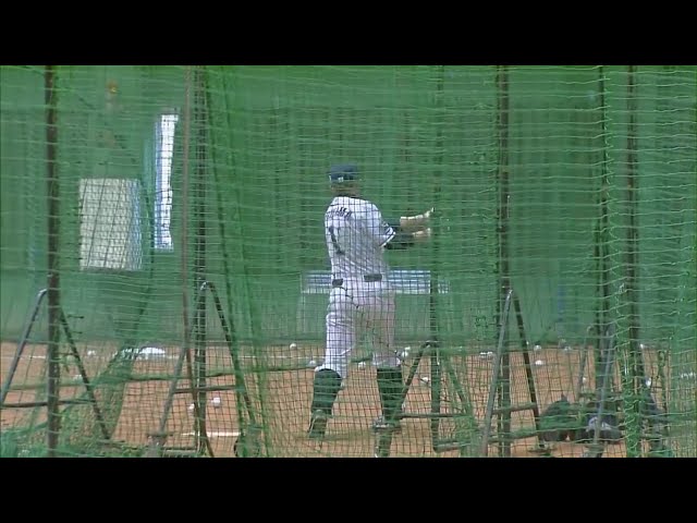 【ライオンズ春季キャンプ】ライオンズ・栗山 マシンを相手に打撃練習!! 2021/2/13