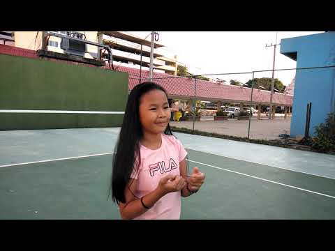 Amy's first tennis training in 2019 JAN 6 #2