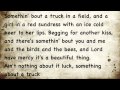 Somethin' Bout A Truck Kip Moore Lyrics - HugeTimeCountry Somethin' Bout A Truck Kip Moore Lyrics