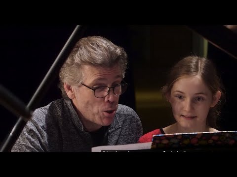 Alma Deutscher and Thomas Hampson - recording The Night before Christmas