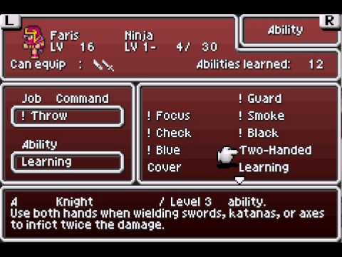 Let's Play Final Fantasy V Advance #12 - Library of the Ancients