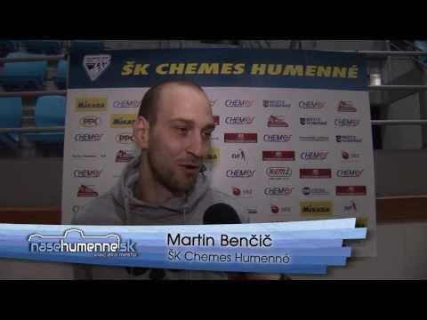 Videoreportáž ŠK Chemes Humenné - Gorter Kecskemét