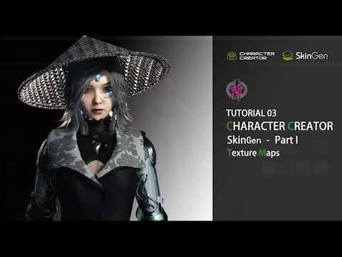 SkinGen Tutorial for Character Creator 3 - Part 1 Texture Maps