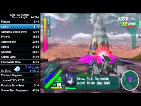 Star Fox Assault Bronze Any% Speedrun in 42:18 (Former WR)