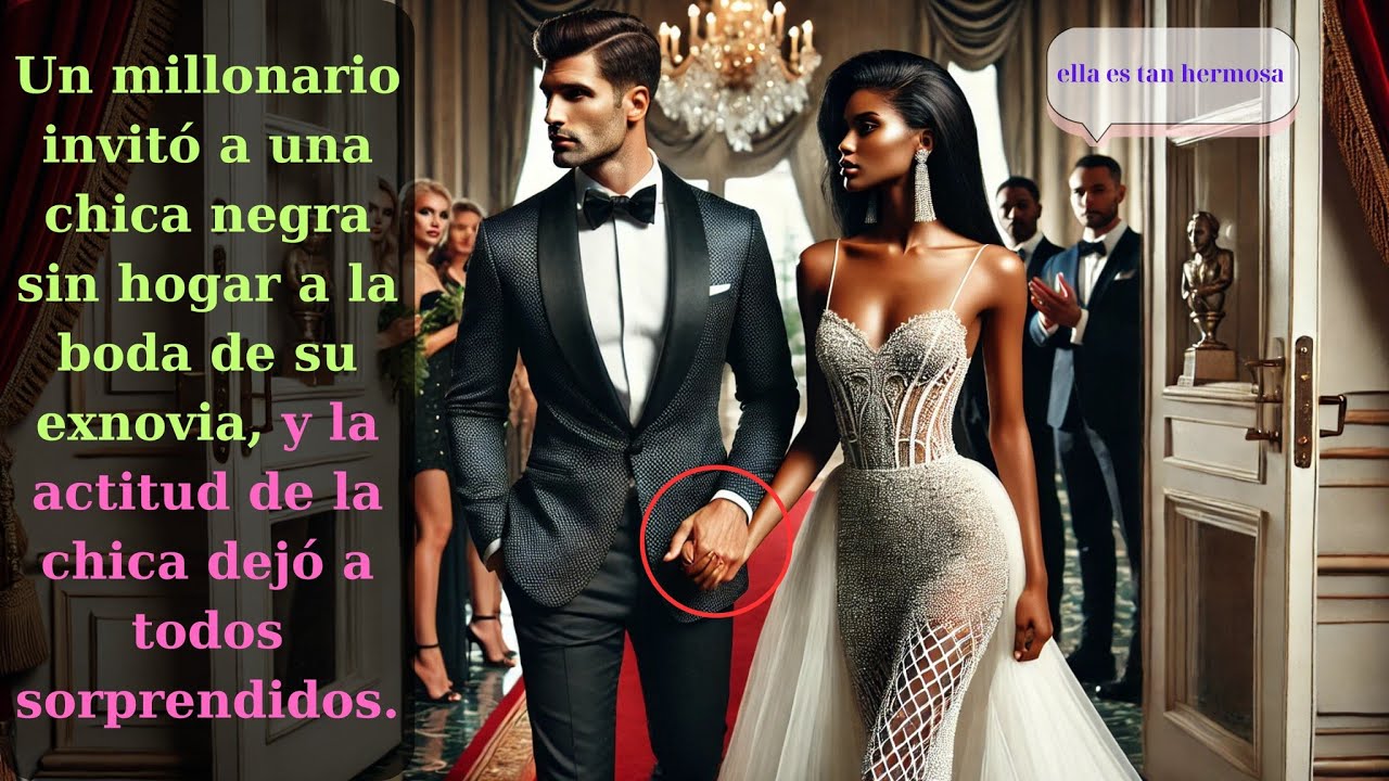 UN HOMBRE RICO LLEVA A UNA MUJER NEGRA SIN HOGAR A LA BODA DE SU EX, Y TODOS SE SORPRENDEN ...