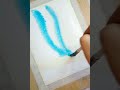 Watercolor northern lights painting.