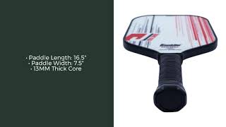 Video thumbnail: Franklin Ben Johns Signature Middleweight Composite Pickleball Paddle