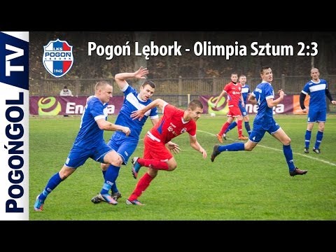 Pogoń Lębork - Olimpia Sztum 2:3