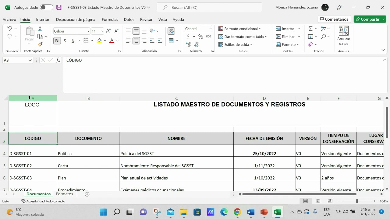 Parte 1: Planear: Cómo organizar los documentos del SGSST