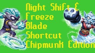 Skylanders: Shortcuts - Night Shift and Freeze Blade (Chipmunk Edition)