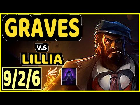 CANEE (GRAVES) vs LILLIA - 9/2/6 KDA JUNGLE CHALLENGER GAMEPLAY - EUW