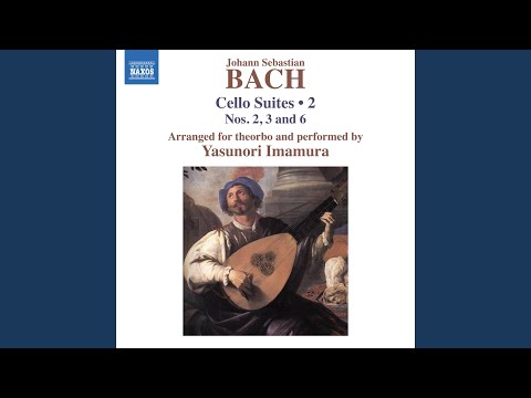 Cello Suite No. 6 in D Major, BWV 1012 (Arr. for Theorbo by Yasunori Imamura) : I. Prélude