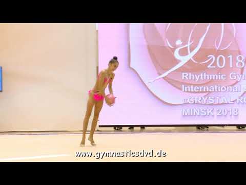 Marharyta Tsimashenka (BLR) - Junior 08 - Crystal Rose Cup Minsk 2018