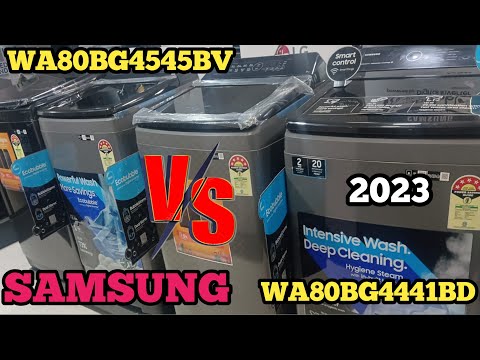 Samsung 8 kg Top load fully automatic washing machine/Wa80bg4441bd vs Wa80bg4545bd