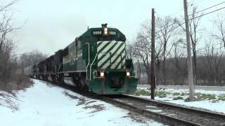 preview picture of video 'HBR 5008 East, Oswego, IL 2012.01.26'