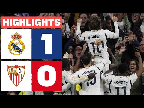 REAL MADRID 1 - 0 SEVILLA FC | HIGHLIGHTS LALIGA EA SPORTS