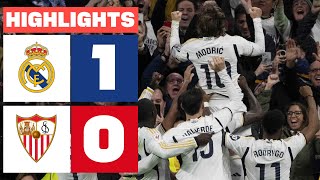 REAL MADRID 1 - 0 SEVILLA FC | RESUMEN LALIGA EA SPORTS