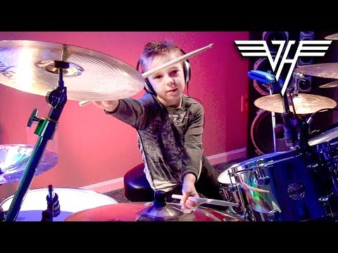 Hot For Teacher (6 year old Drummer) Drum Cover