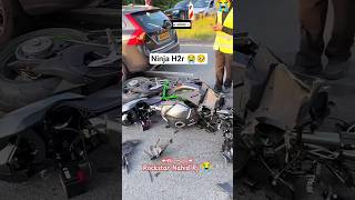 Download lagu Kawasaki Ninja H2R Wrecked 😭 | Motorcycle Accident #shorts #ninja #h2r #shortvideo mp3